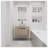 30 " Modern Design Float Bathroom Vanity With Ceramic Basin Set