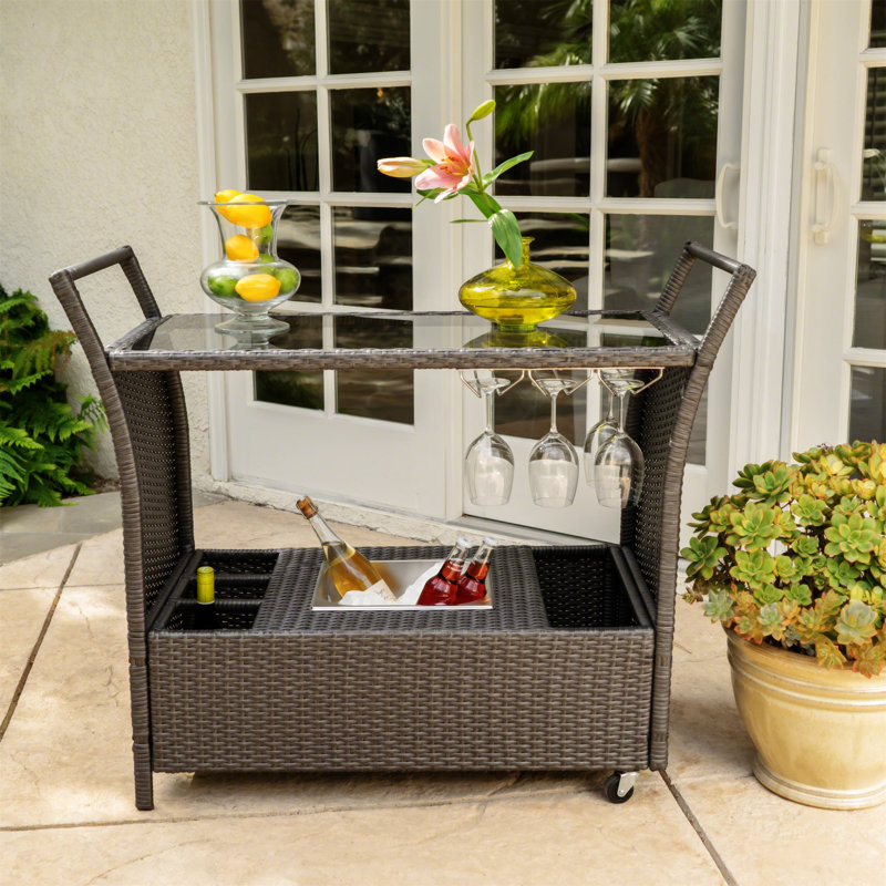 Chariot-bar Bahama Pe Kd (sans tabouret inclus), Gris