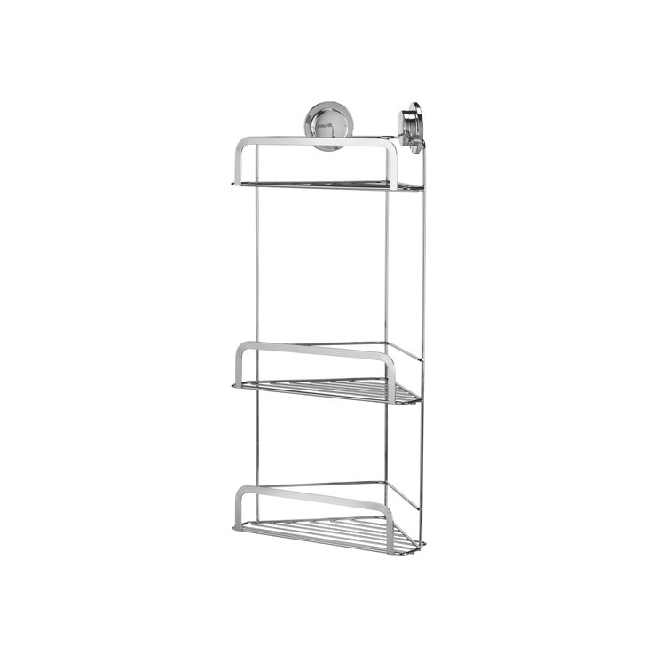 Rebrilliant Mahleek Suction Stainless Steel Shower Caddy