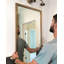 Miroir en bois avec support de sécurité idéal pour salle de bain / miroir de meuble-lavabo Collection Ellis-1456036959-1456036945