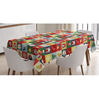 Geometric Christmas Tablecloth