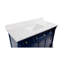Ensemble de meuble-lavabo simple 48 po avec armoire bleu royal et comptoir en marbre d'ingénierie-680137444-789030481