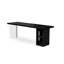 Bureau rectangulaire en bois massif noir-660821979-660821981