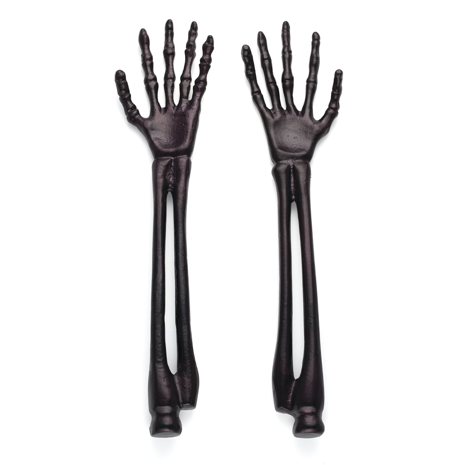 Oneida Skeleton Satin Black 2-Piece Salad Servers