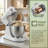 Electric Vertical Mixer, 4.8 Quart Capacity, 12 Speed Settings, Tilting Head, Suitable For Home Kitchens, Equipped With Egg Beater, Mixing Paddle, Mixing Bowl, Gray-122104227
