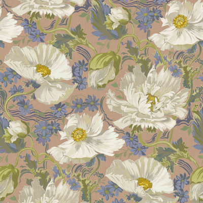 Papavera Floral Wall Mural