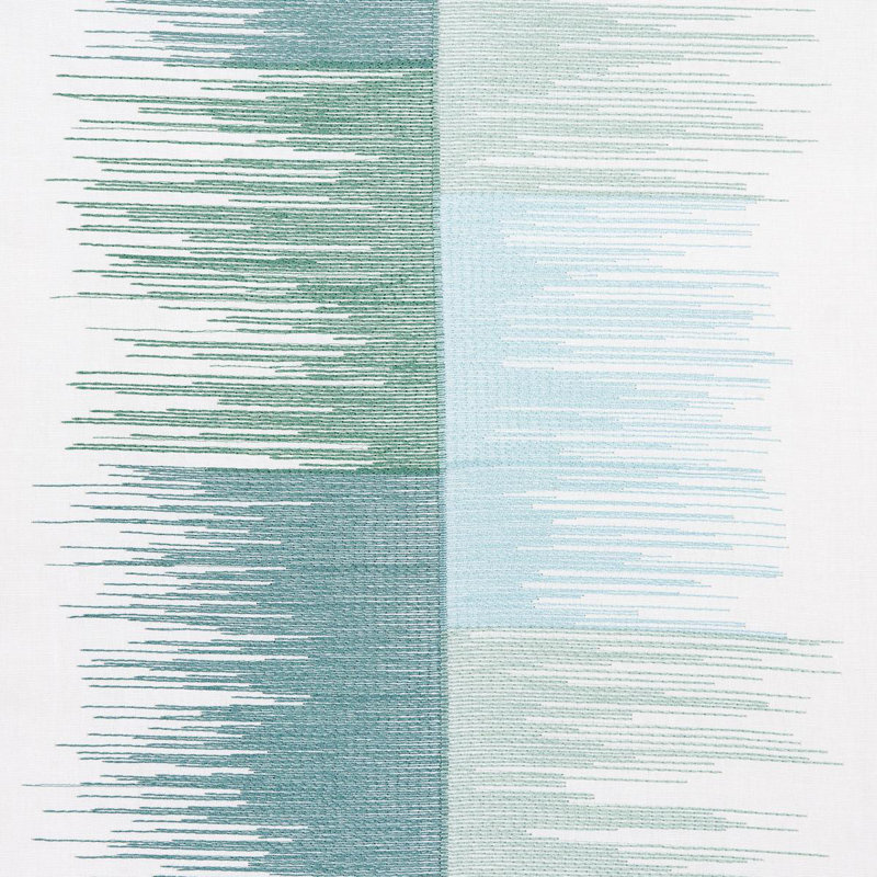 Sunburst Stripe Embroidery Fabric, Mineral