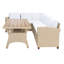Izmir 6 - Person Patio Conversation Set with Cushions-1999168455
