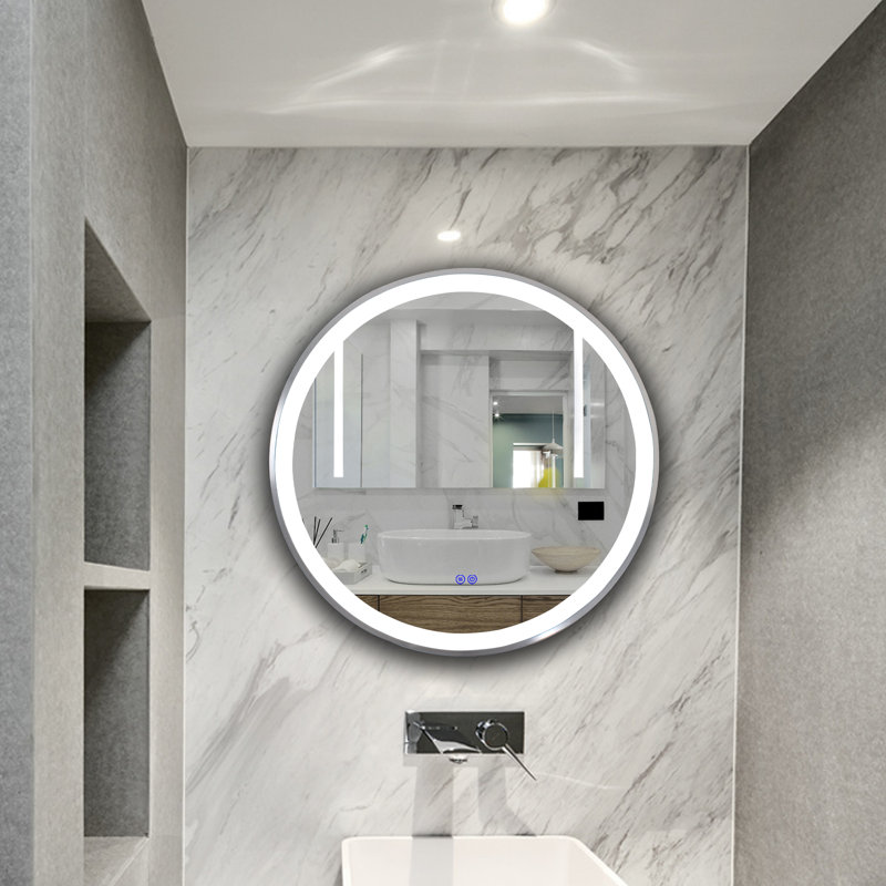 Miroir de salle de bain Bilol, 28 po x 28 po