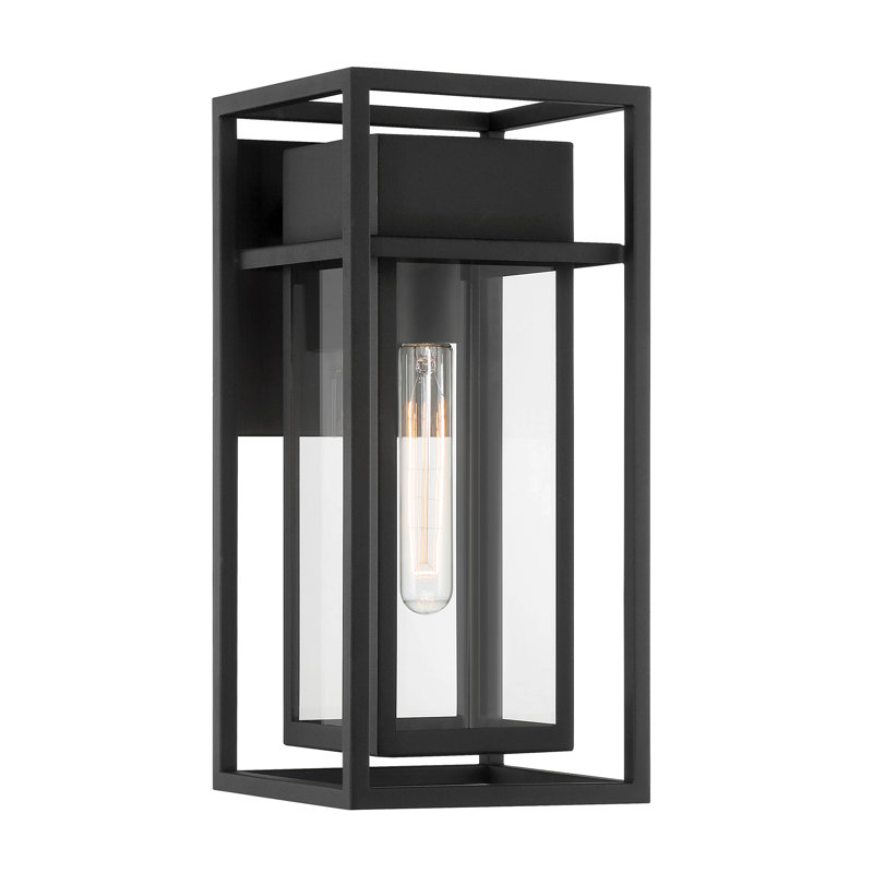 Steel Wall Light, 16" H x 7.5" W x 9.25" D