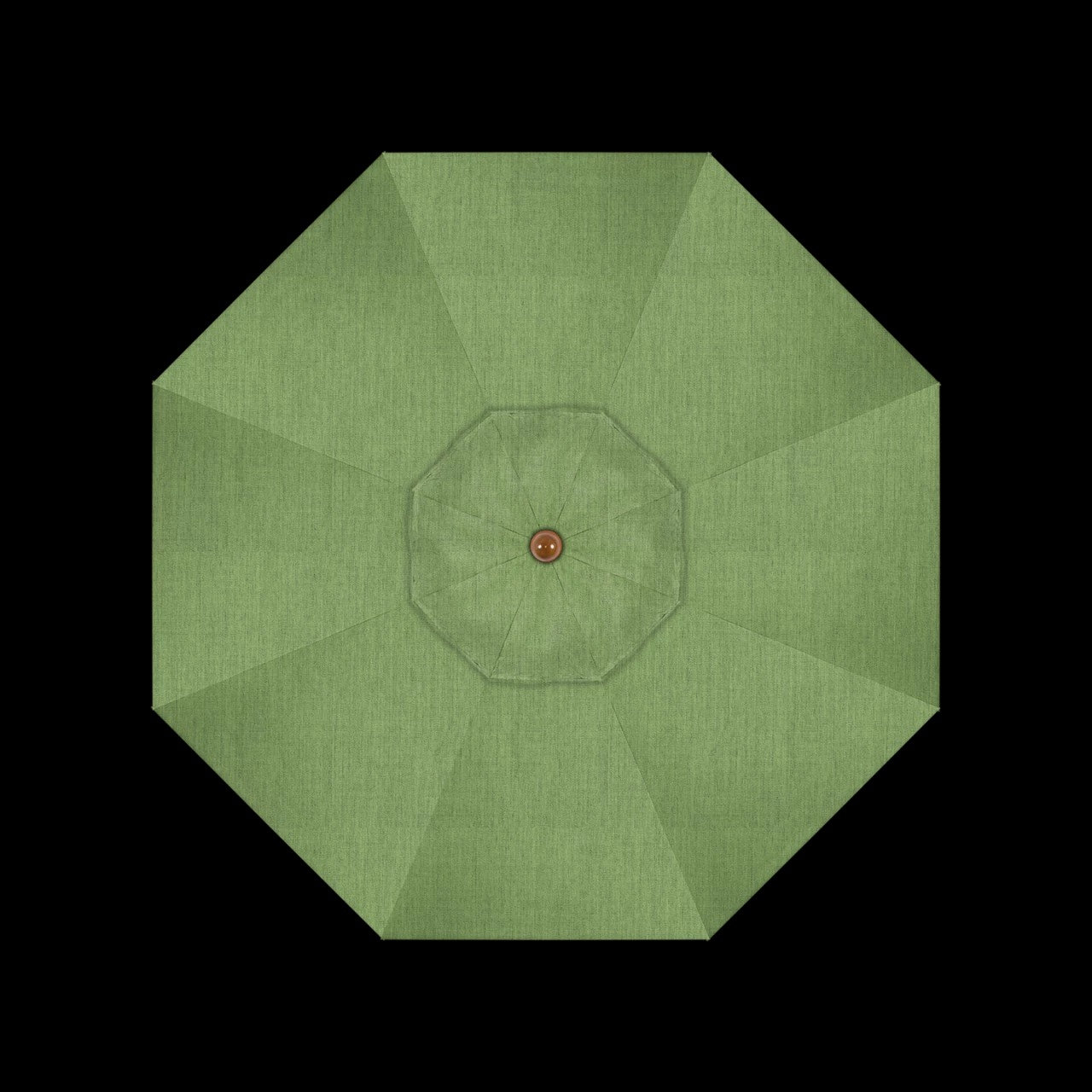 Manford 90 " Market Umbrella, Ginkgo Performance Canvas