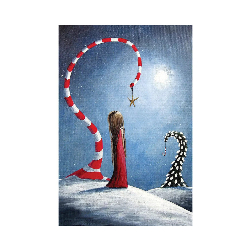 Wishing Star - Wrapped Canvas Print, 66.04 cm H x 45.72 cm W x 3.175 cm D