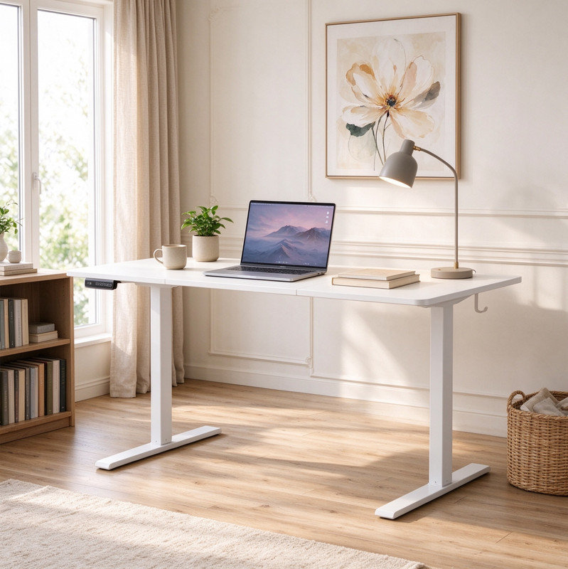 Adjustable Height Steel Standing Desk