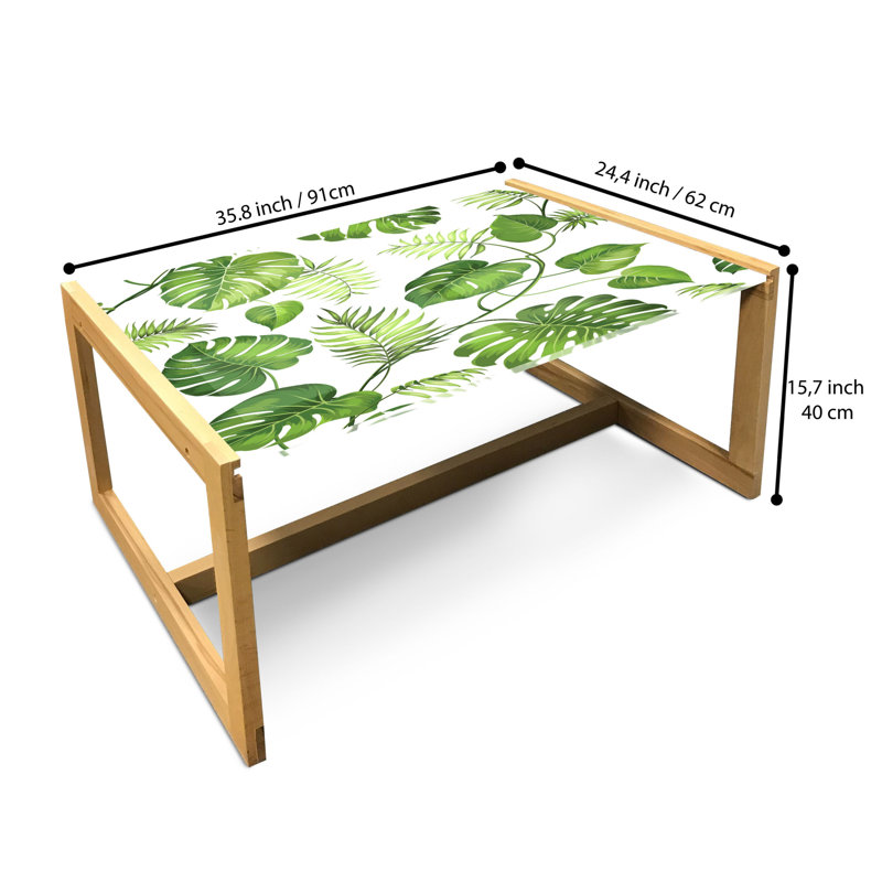 Jaicion Sled Coffee Table, 90cm H x 62cm W x 40cm D