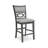 42.4" W 5-PC COUNTER HEIGHT DINING SET, GRAY