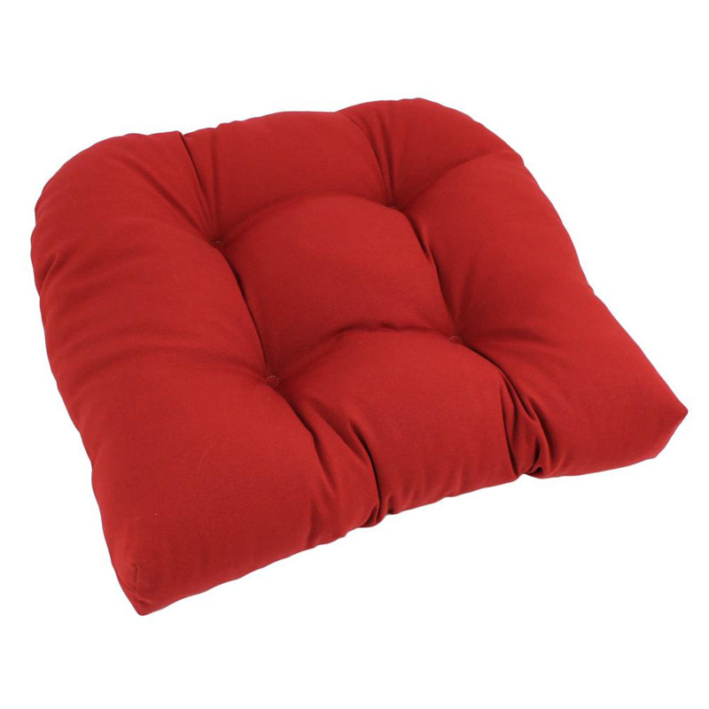 Outdoor 5'' Seat Cushion, Red, 1