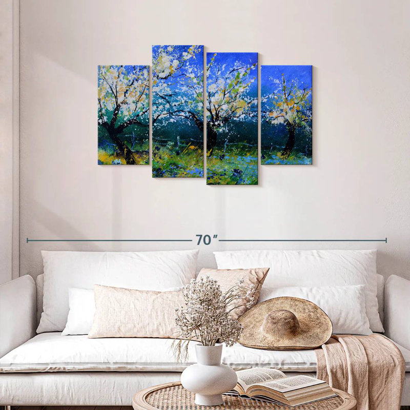 Apple Trees In Spring, 27'' H x 43'' W