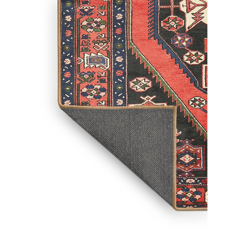 Tapis rouge à motif sud-ouest, Rectangle 5 pi x 7 pi
