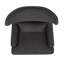 Fauteuil d'appoint à oreilles Iqubal Kori avec garniture cloutée-1158834410