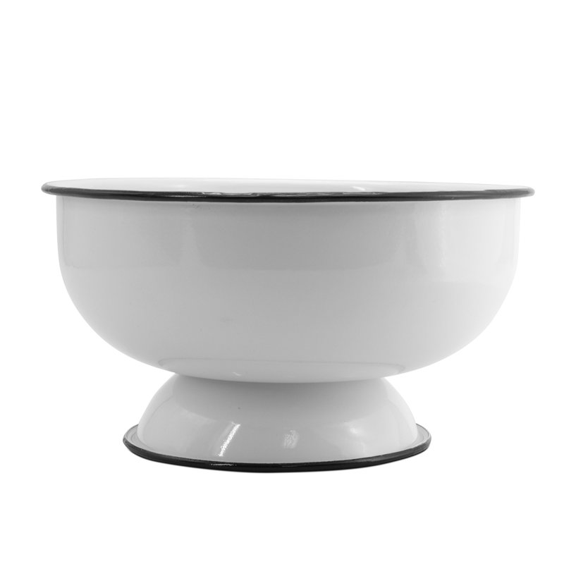 Gracie Oaks Mytrell Enamelware Serving Bowl