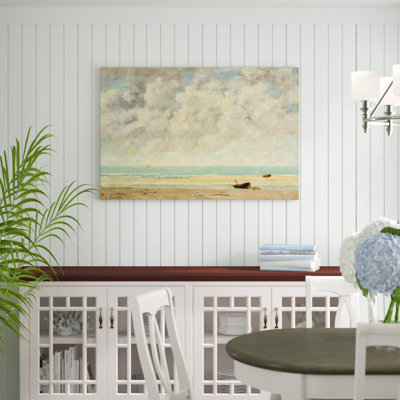 «The Calm Sea», peinture sur toile
