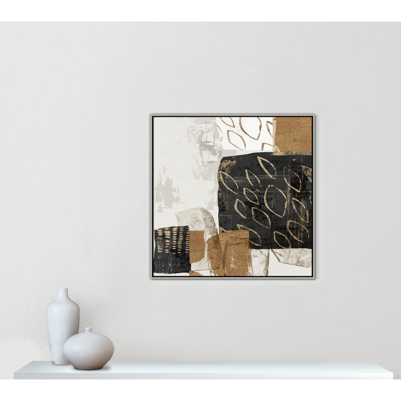 Shape of Formation II - reproduction carrée par Casa Fine Arts, Argent, H 37,5 po x l 37,5 po