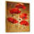 Toile avec cadre flottant or