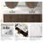 Chazden 72" Freestanding Herringbone Design Double Bathroom Vanity with Engineered Stone Top-618834156