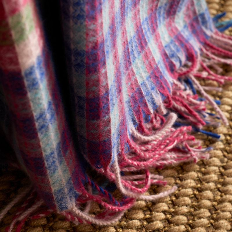 Darling Waffle Check Chequered Waffle Blanket