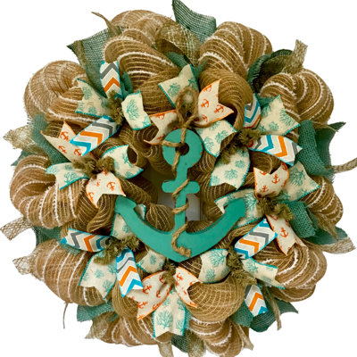 Nautical Wreath Anchors Away