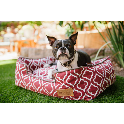 Geometric Cotton Pet Bed