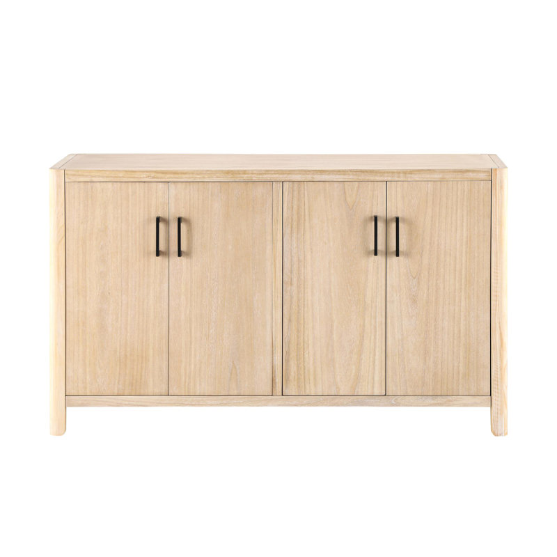 Buffet 4 portes style campagne, Naturel