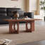 Table basse de style noyer Wabi-sabi