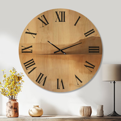 Grande horloge murale silencieuse Alpine