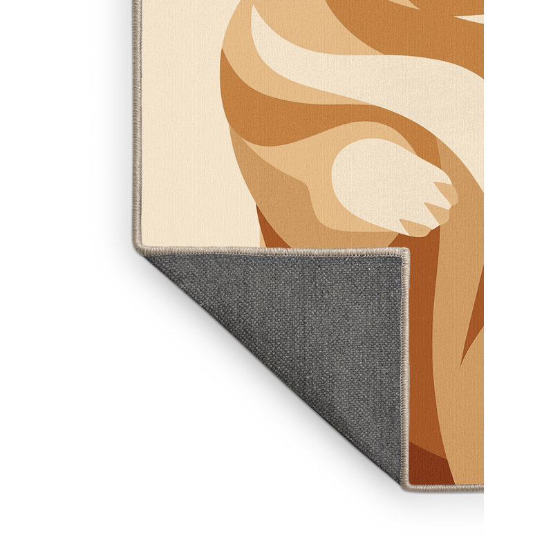 Tapis beige moelleux moelleux et moelleux de style moderne Freshford, 8 x 12