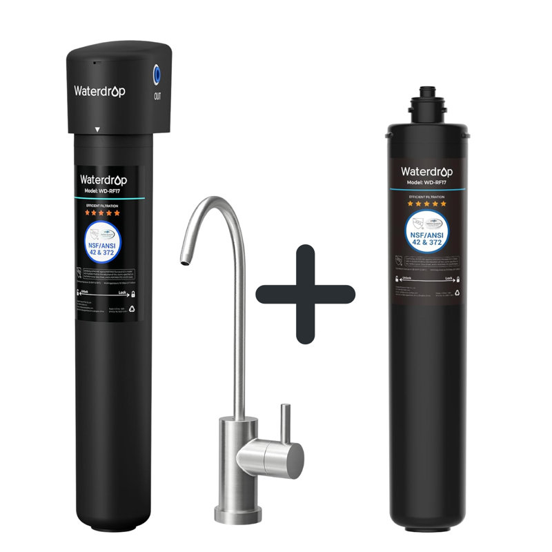 Waterdrop 17UB 3 Years Under Sink Water Filter with 1 RF17 Replacement Filter