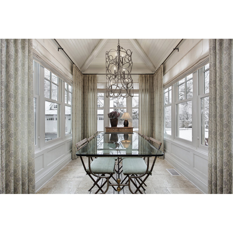 Ashbourne 6 LT Chandelier Kalco, Vintage Iron