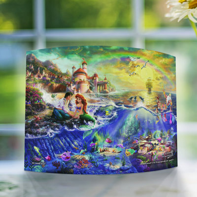 Disney- The Little Mermaid Ariel Thomas Kinkade Curved Acrylic Print