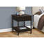 Table d'appoint, 2 niveaux, table de bout, table d'appoint, carré, table de chevet, chambre à coucher, lampe, traditionnel