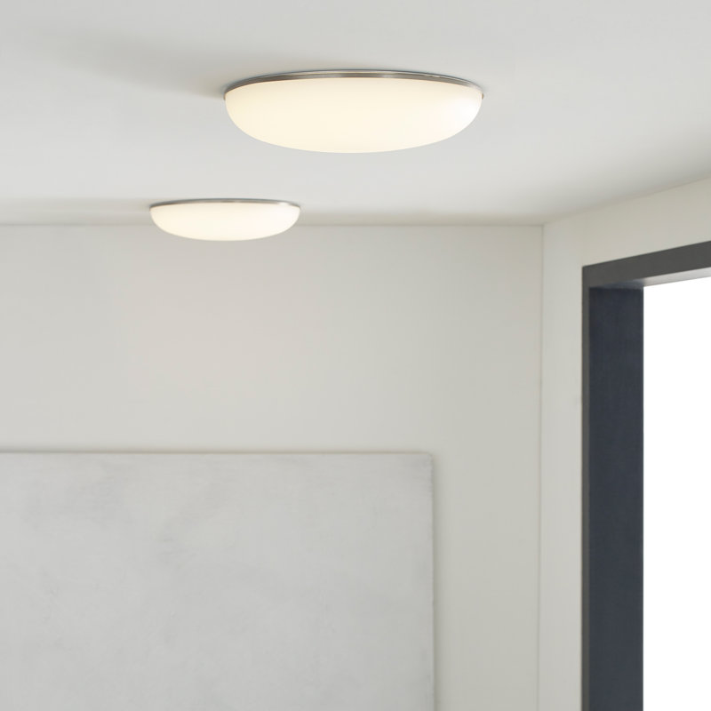 Megan 1 - Light LED Flush Mount, 2700K, Satin Nickel