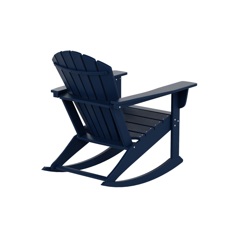 Chaise Adirondack berçante en PEHD Altura, Marine