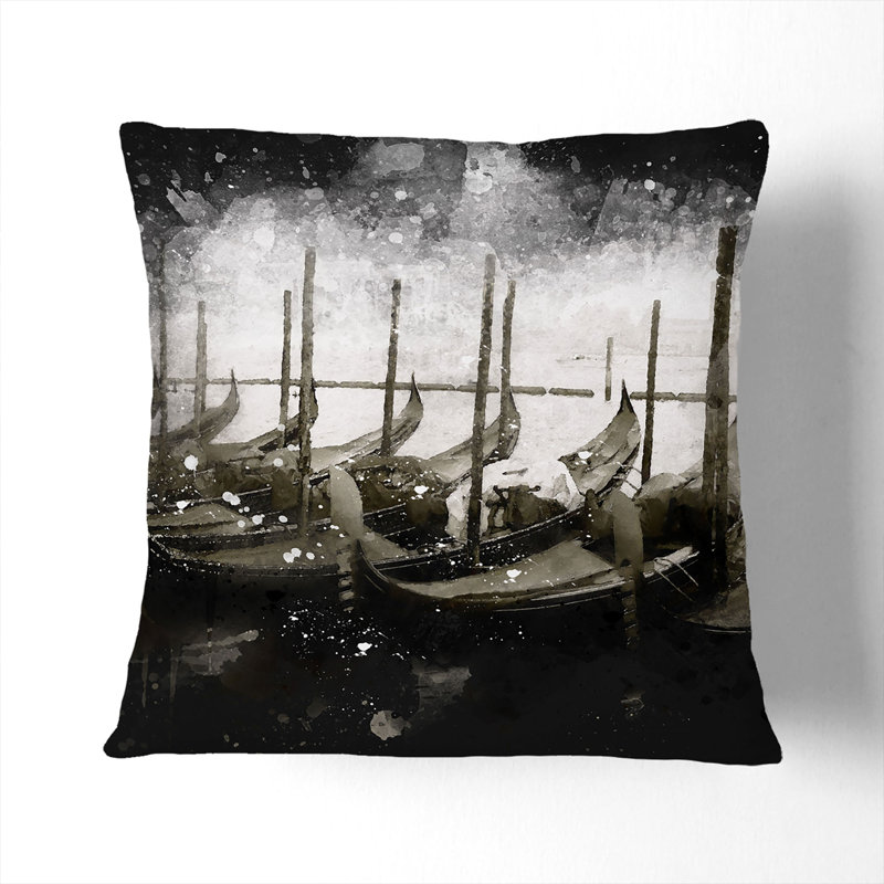 Square Throw Cushion, 40cm H x 40cm W x 15cm D