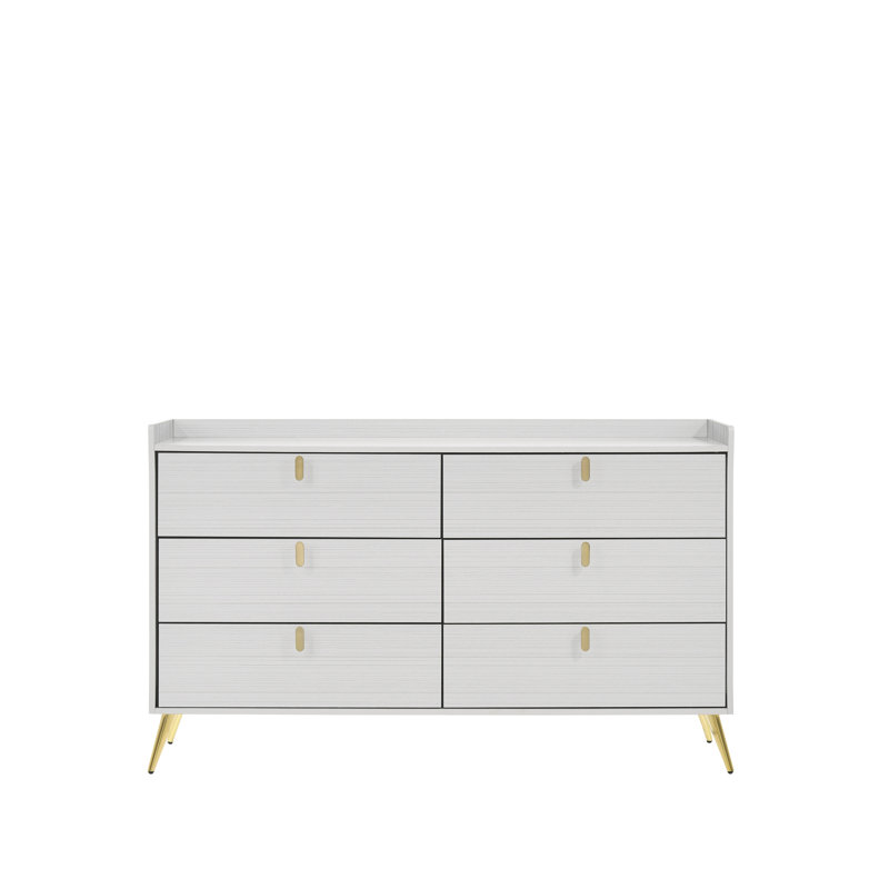 Commode double à 6 tiroirs Kibler