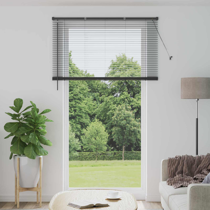 Venetian Blind, 150cm W x 213cm L, Silver Grey