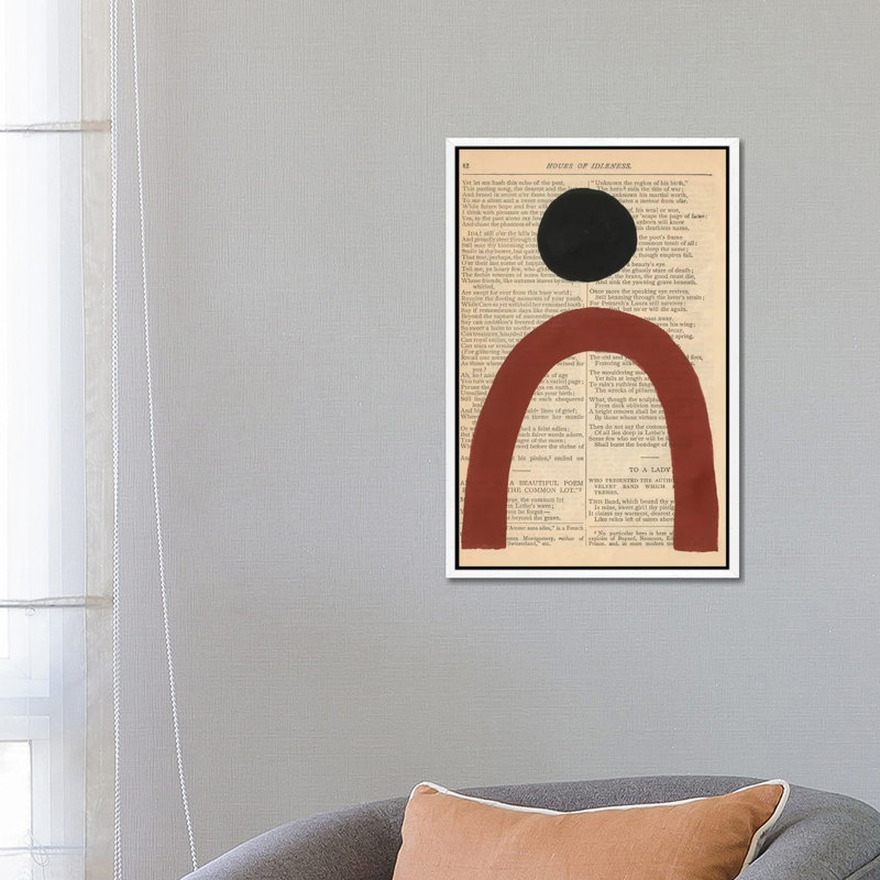 Modern Prose VI by Renée Stramel - Gallery-Wrapped Canvas Giclée on Canvas, White Framed, 66.04 cm H x 45.72 cm W
