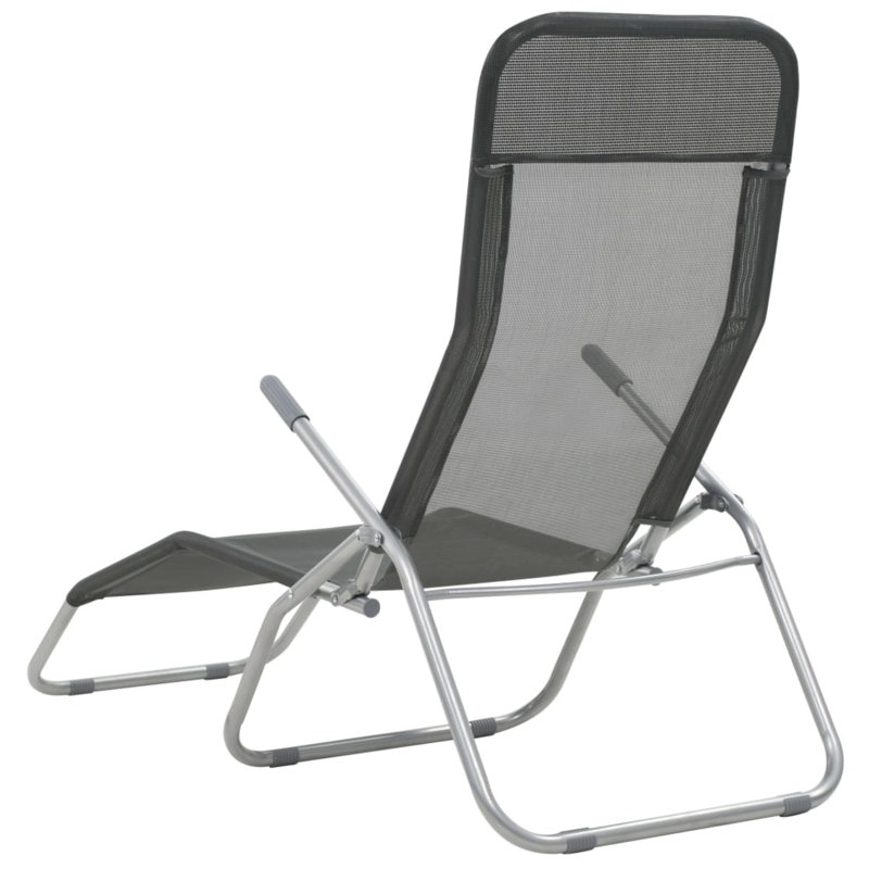 Chaise longue inclinable Dicha, Anthracite