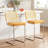 Baumgartner Upholstered Counter Stool with Metal Frame-690045984-690046008-690045987