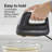Proctor Silex 5 Speed Hand Mixer Snap-on Storage Case 2 Beaters