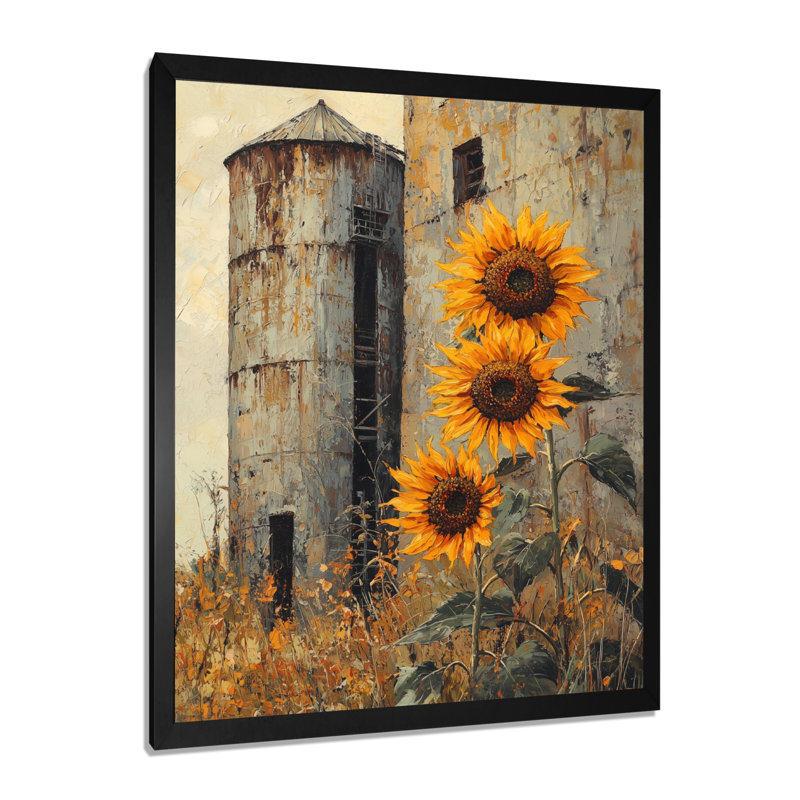 Dopico - impressions murales florales, H 20 po x l 12 po, Reproduction encadrée d'une seule photo, Noir, noir, noir, noir