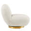 Chaise pivotante rembourrée Kindred Boucle-920812499